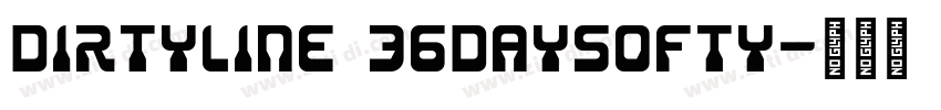 dirtyline 36Daysofty字体转换